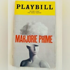 Marjorie Prime  Broadway Playbill 11/25 Cynthia Nixon June Squibb Danny Burstein